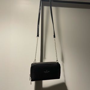 Black London Fog Crossbody Bag